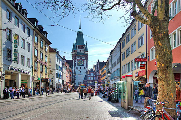 Shopping in der Schwarzwaldmetropole Freiburg